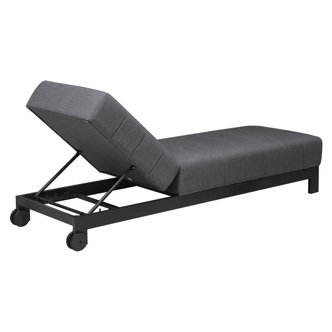 Justerbar ryggstøtte på Solseng Miami aluminium/Sunbrella 202x68 cm