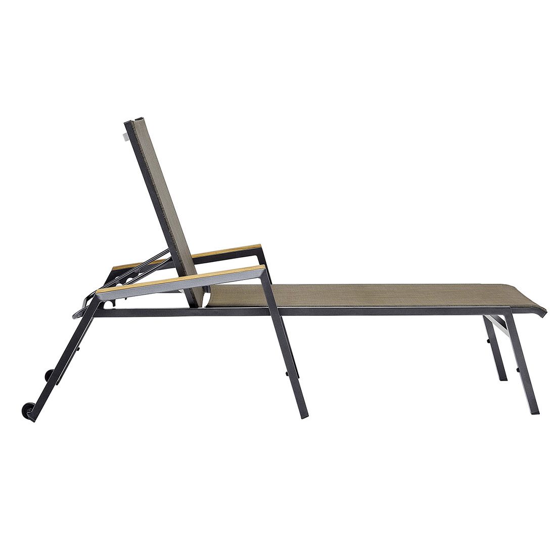 Solseng Ocean Skid aluminium/utestoff 75x200 cm nærbilde av hjul
