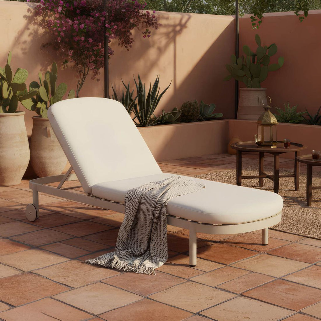 Solseng Palma aluminium 200x65 cm - Hartman forfra