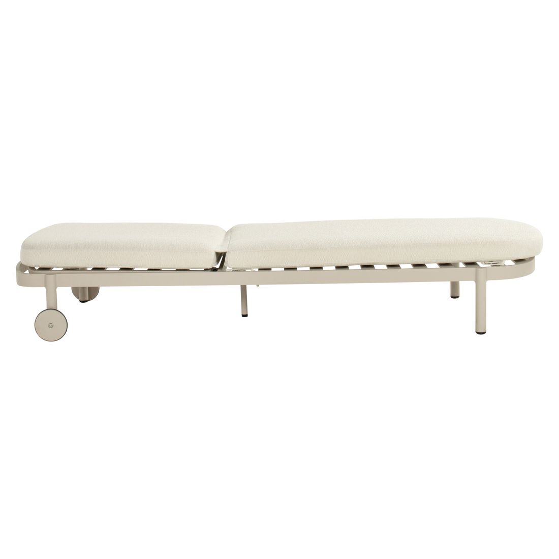 Justerbar ryggstøtte på Solseng Palma aluminium 200x65 cm - Hartman