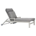 Solseng Perth justerbar aluminium og polyester 190 cm forfra