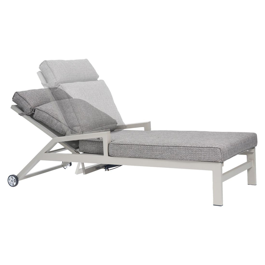 Solseng Perth justerbar aluminium og polyester 190 cm hjul for enkel flytting