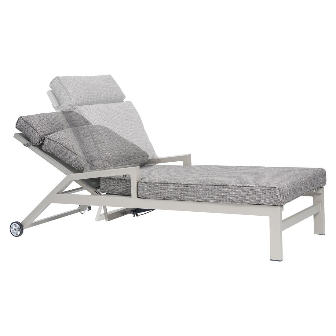 Solseng Perth justerbar aluminium og polyester 190 cm hjul for enkel flytting