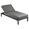 Solseng Pure justerbar aluminium/Sunbrella 195x70 cm - Kettler forfra