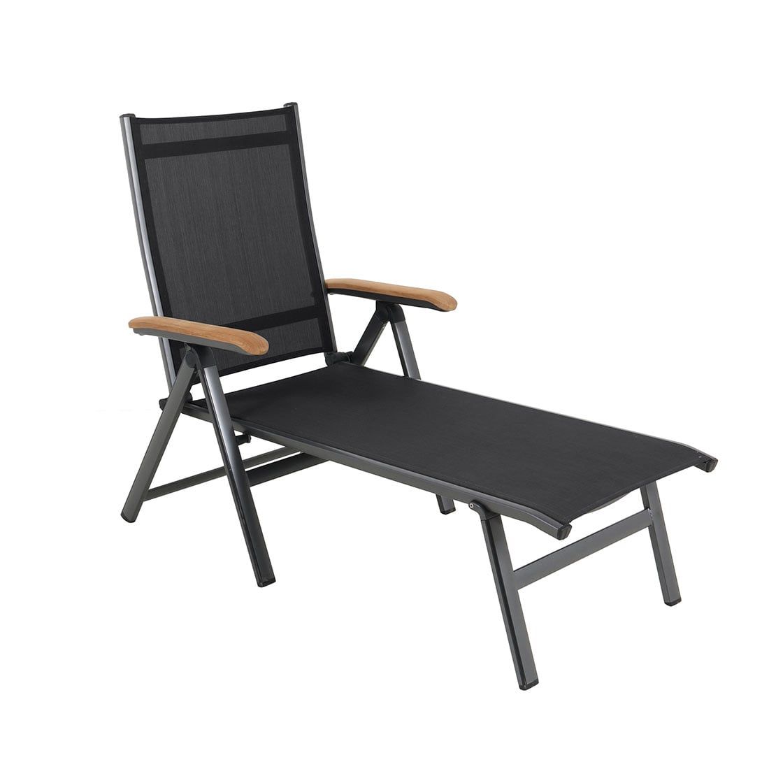 Solseng Reno sammenleggbar aluminium/textilen sett forfra