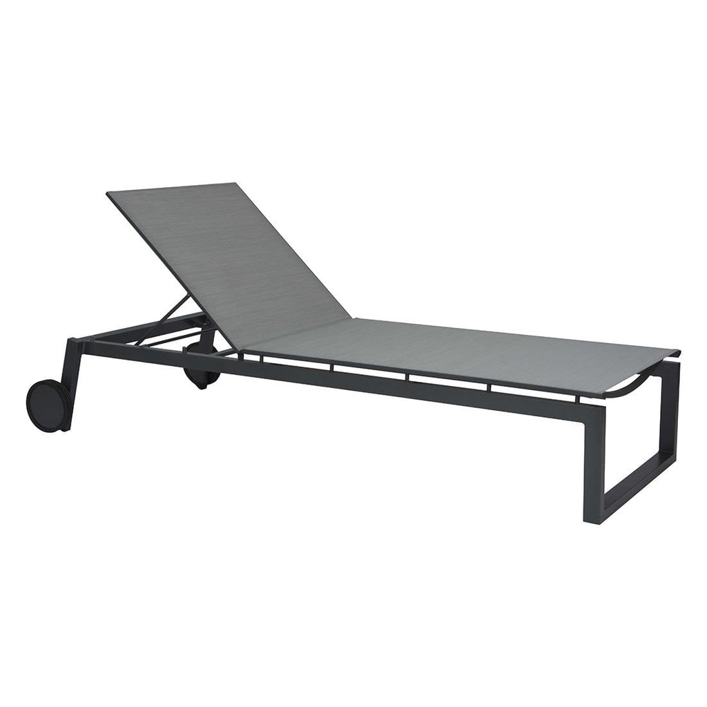 Solseng Robin aluminium/textilen 215x92 cm - Stern forfra