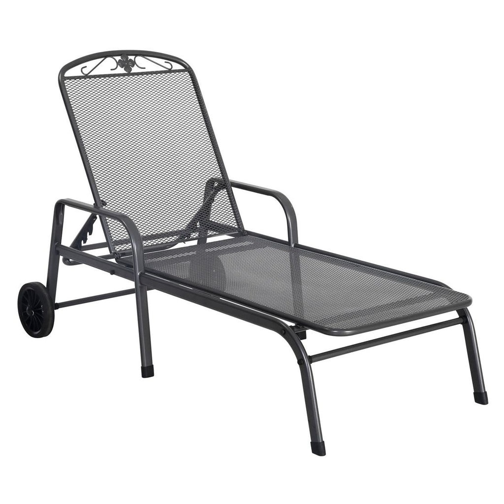 Solseng Savoy strekkmetal 81x187 cm jerngrå forfra