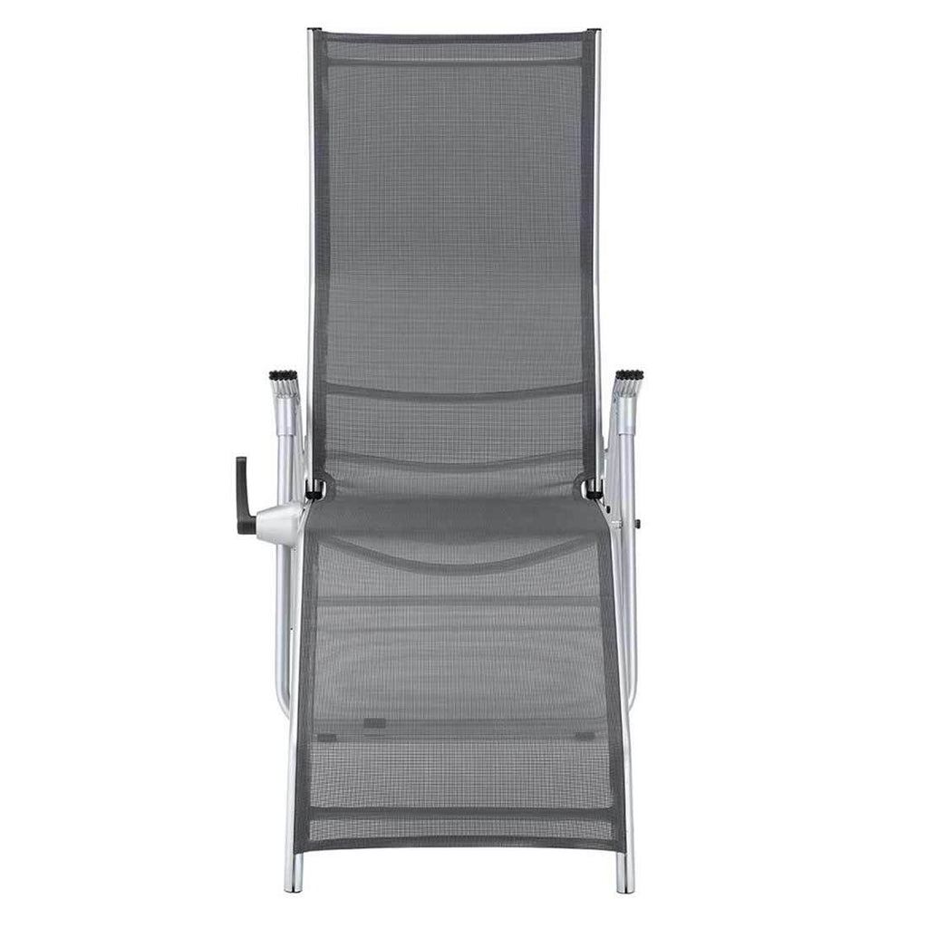 Solseng-sett Tampa 2 stk. aluminium og textilen med relaxfunksjon