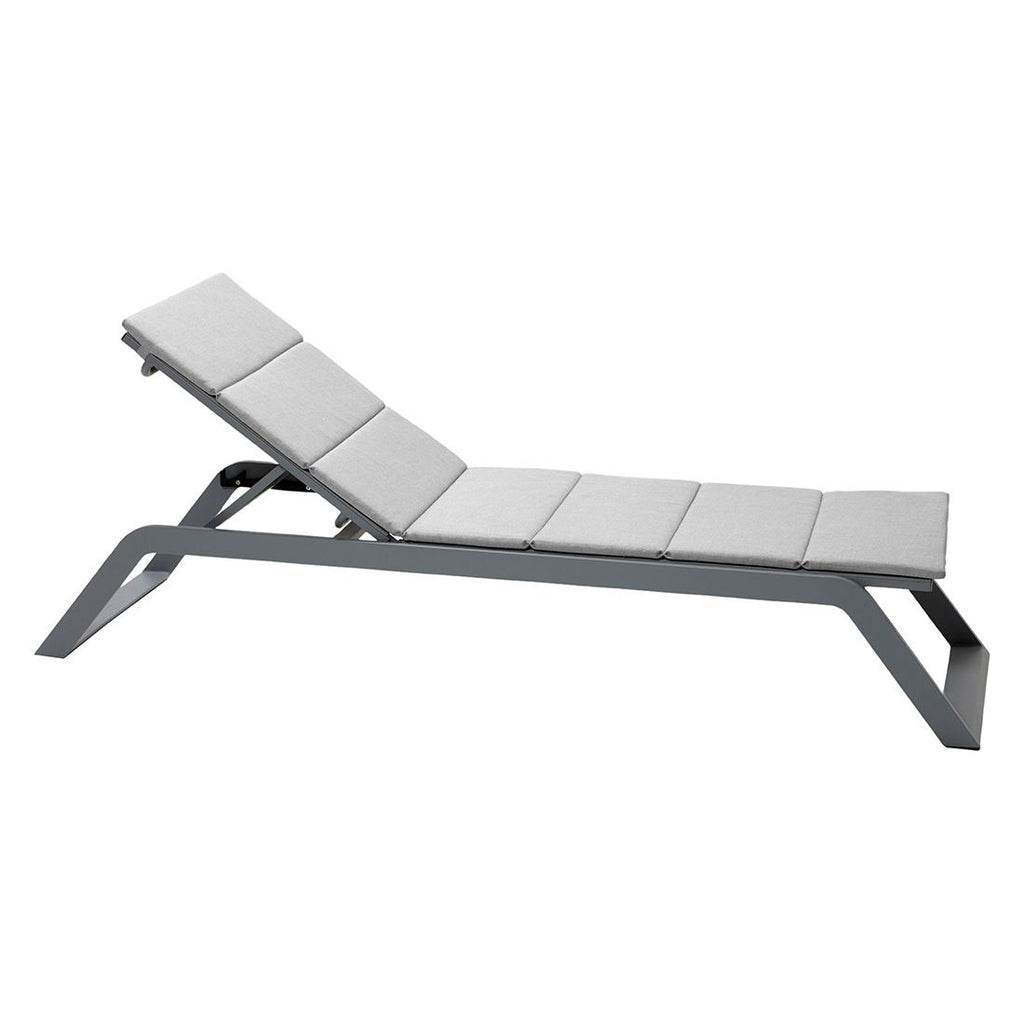 Solseng Siesta aluminium/textilen 60x205 cm bakside