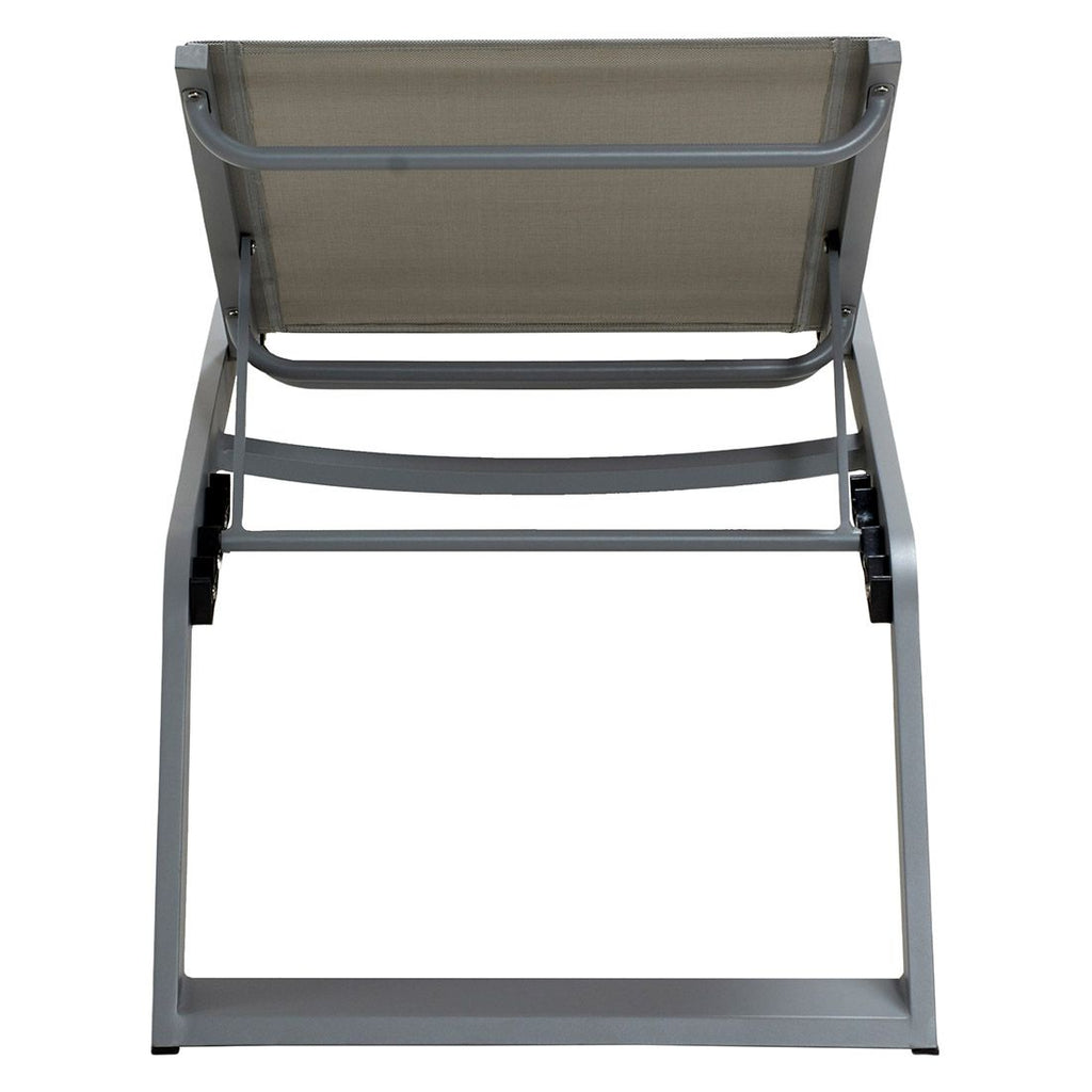 Solseng Siesta aluminium/textilen 60x205 cm sideprofil