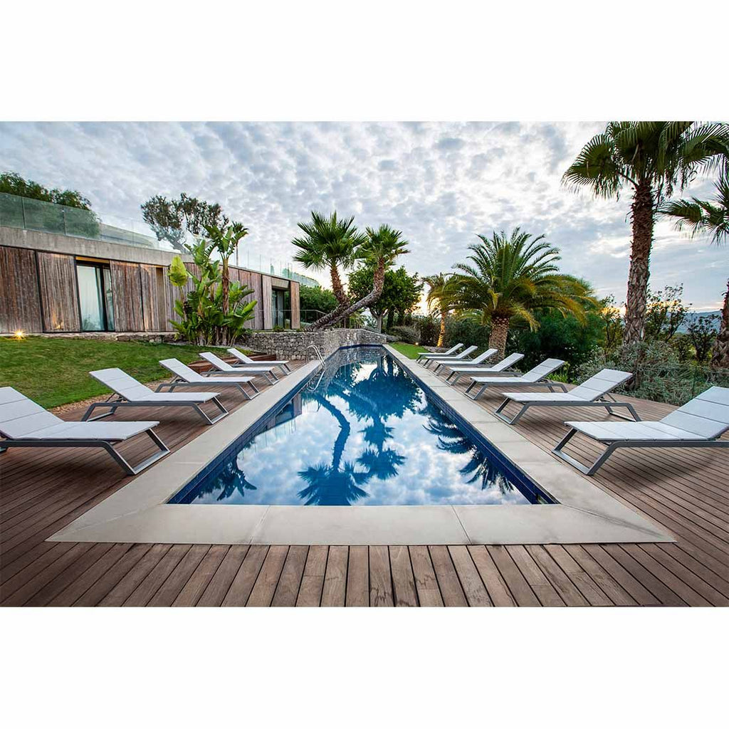 Solseng Siesta aluminium/textilen 60x205 cm i bruk