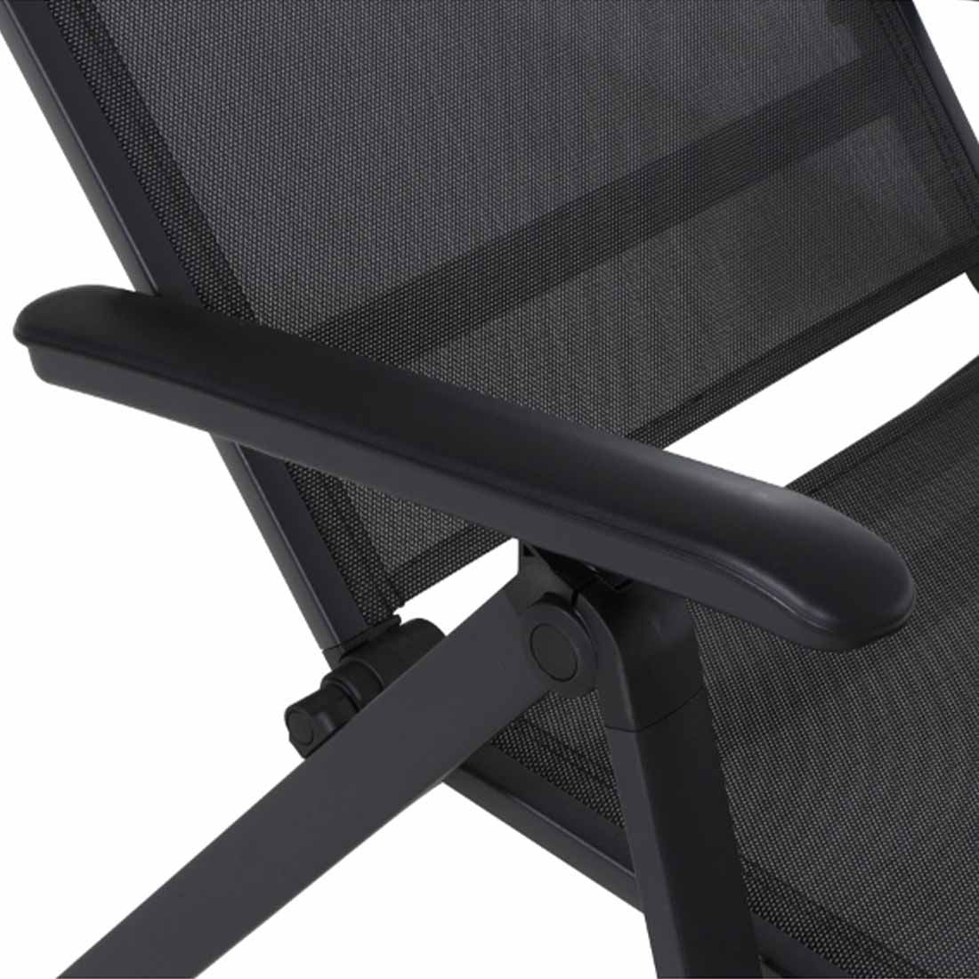 Solseng Solana aluminium/textilen 141x71 cm bakside