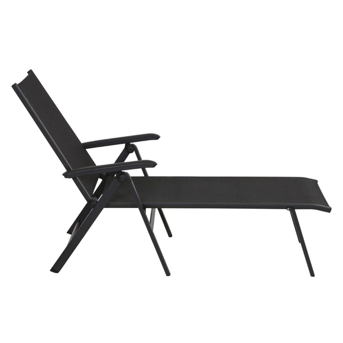 Solseng Solana aluminium/textilen 141x71 cm justerbar ryggstøtte