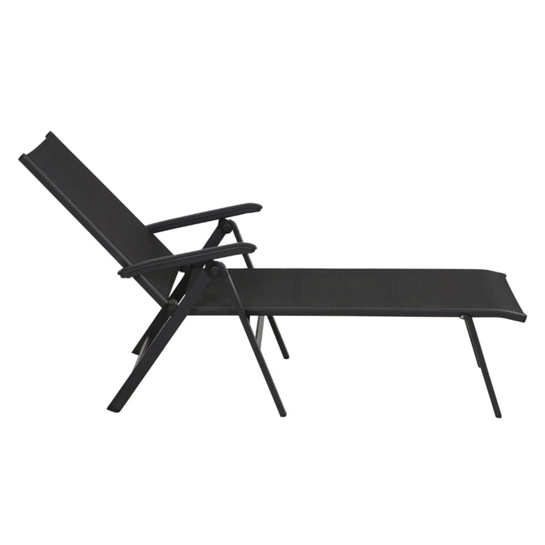 Solseng Solana aluminium/textilen 141x71 cm sammenleggbar funksjon