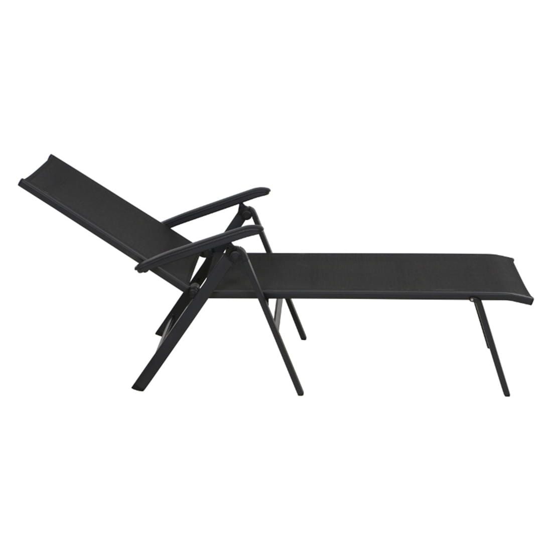 Solseng Solana aluminium/textilen 141x71 cm fra siden