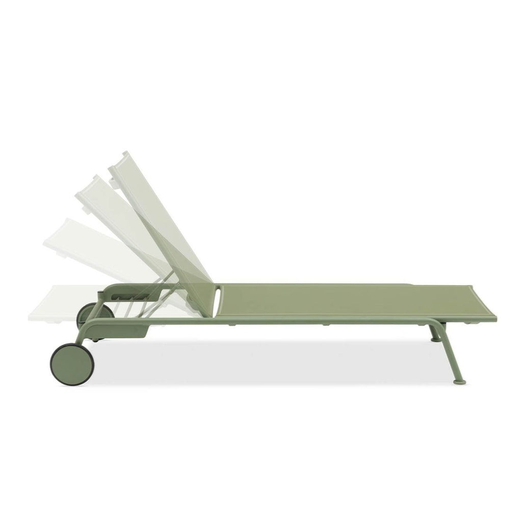 Solseng Somerset justerbar aluminium og textilen montert i hage