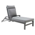 Solseng Sondrino aluminium justerbar 199x77 cm forfra