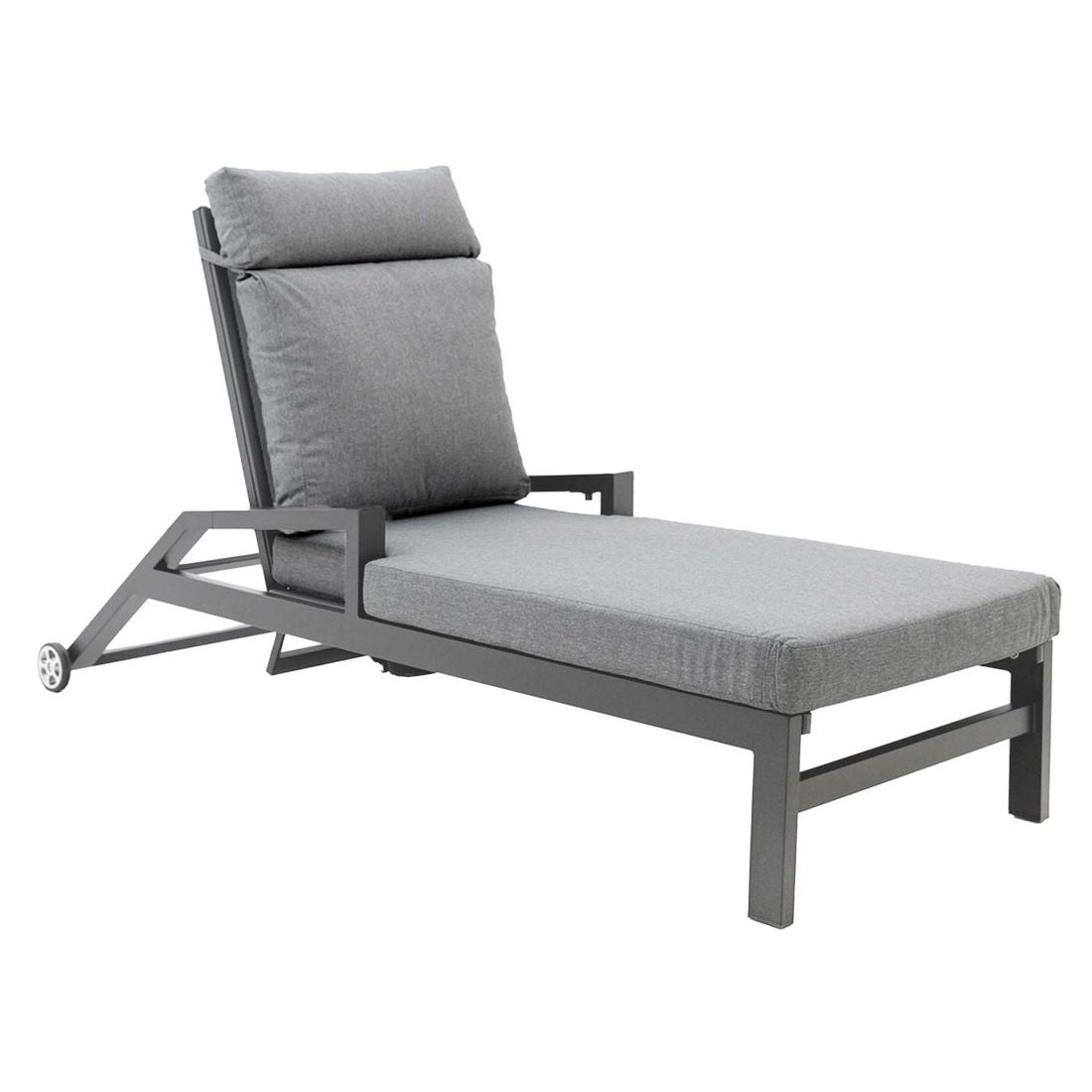 Solseng Sondrino aluminium justerbar 199x77 cm forfra