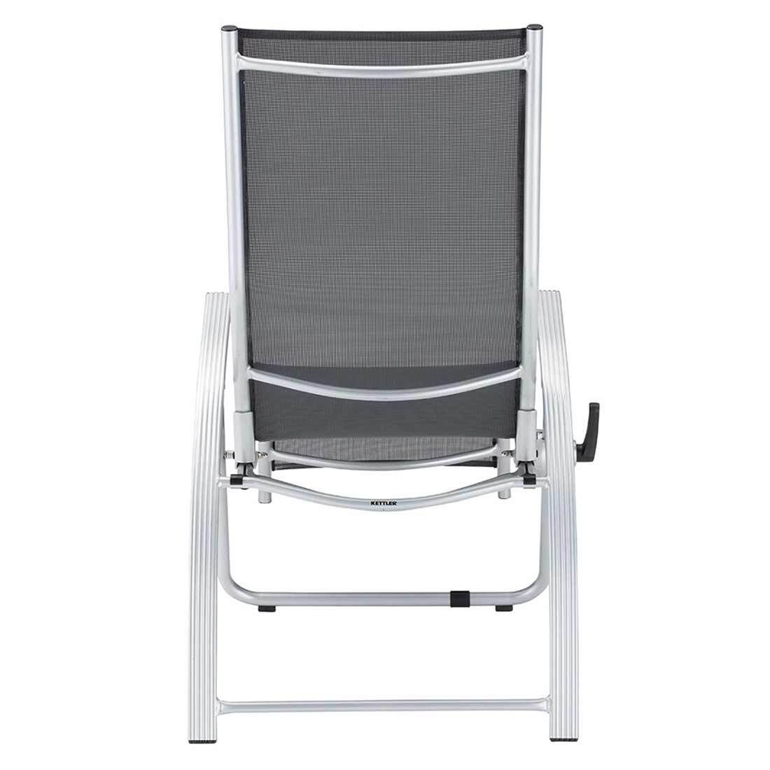 Solseng Tampa justerbar aluminium textilen antrasitt liggende posisjon