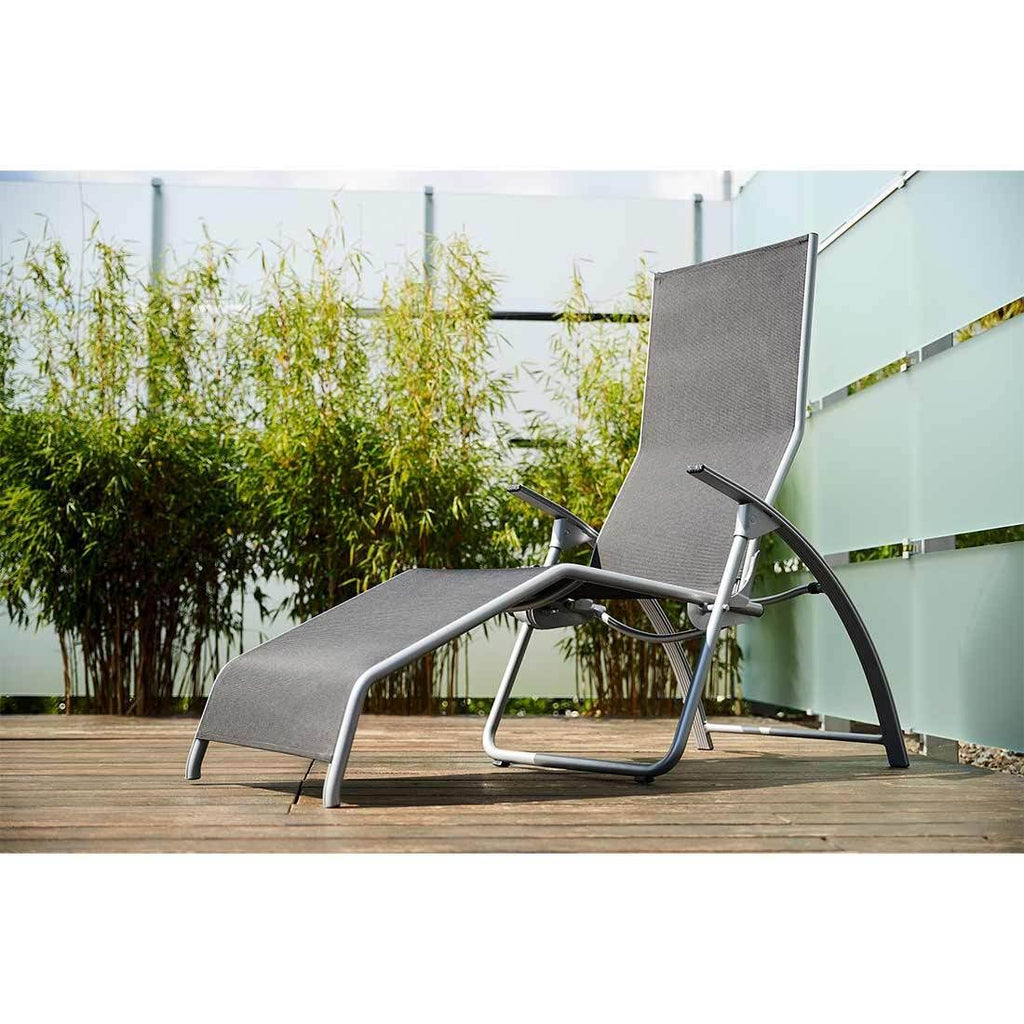 Solseng Tampa justerbar aluminium textilen antrasitt montert utendørs