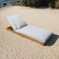Solseng Zoe eukalyptus/olefin 200x65 cm justerbar forfra