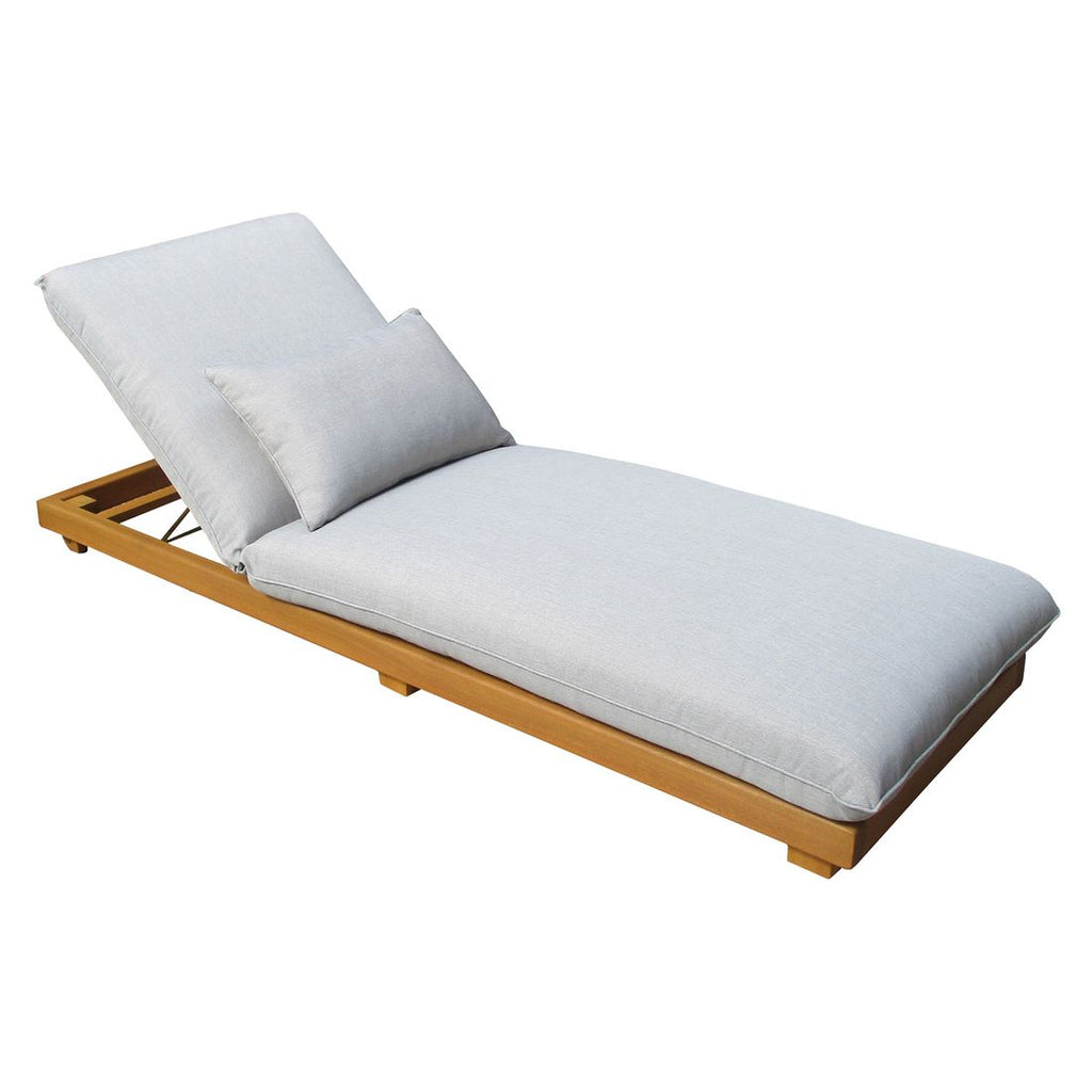 Solseng Zoe eukalyptus/olefin 200x65 cm justerbar bakside