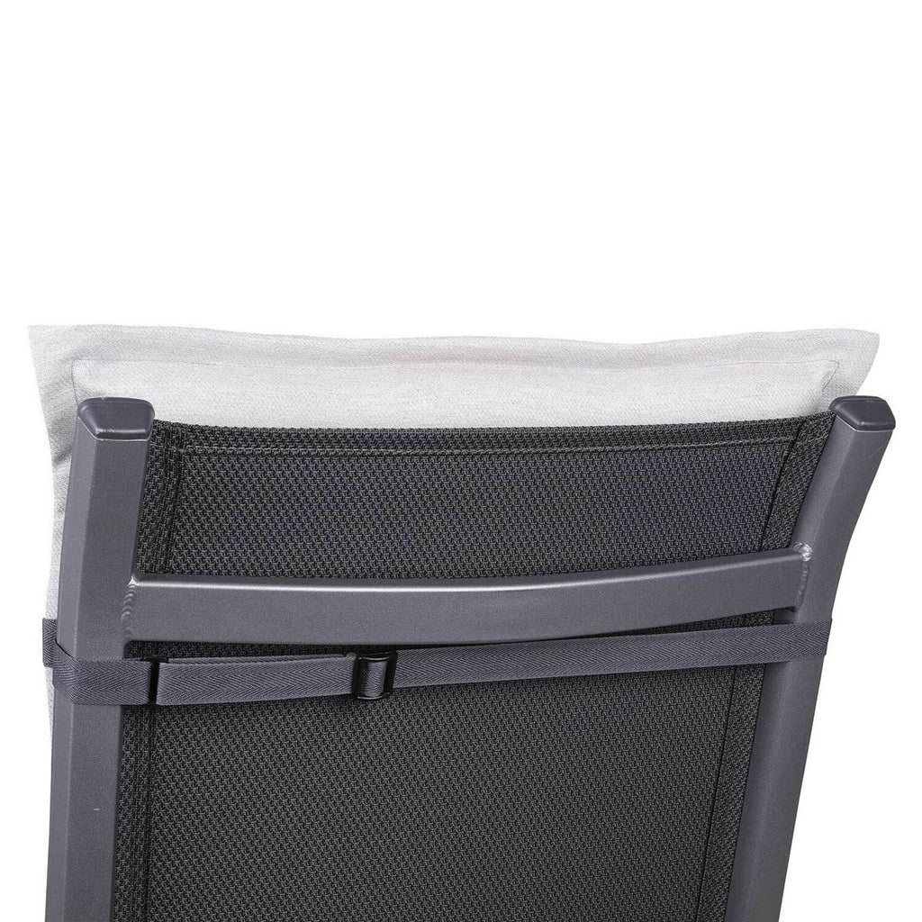 Detalj av solsengpute 60x190 cm polyester beige - GO-DE