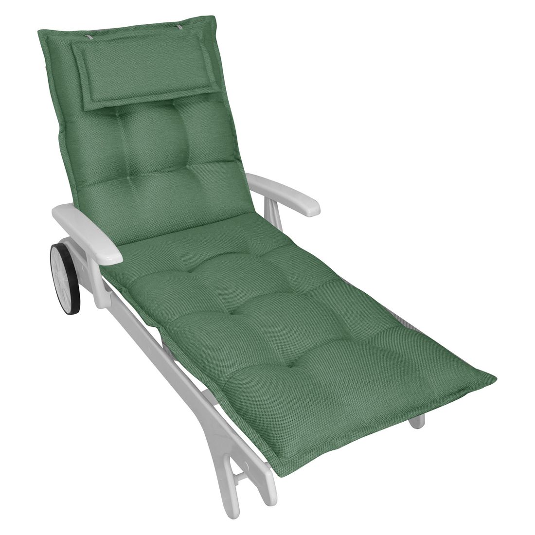 Solsengpute Capri 60x190 cm kunstfiber petrol detalj av stoff