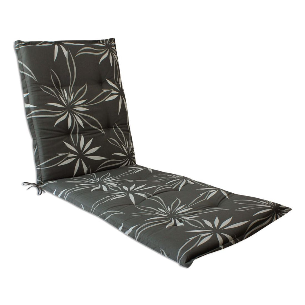 Solsengpute Florence 190x60 cm blandingsstoff grå forfra