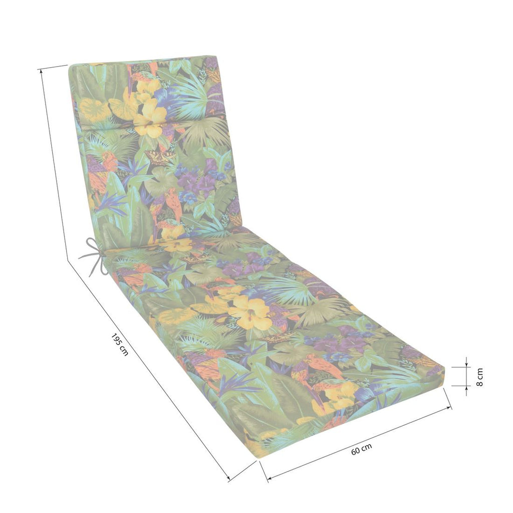 Solsengpute Florida akryl 60x195 cm flerfarget bakside