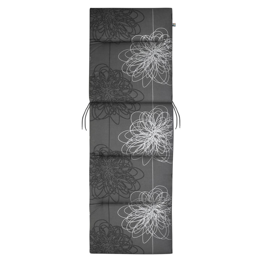 Solsengpute Florida antrasitt 60x195 cm bomull detalj