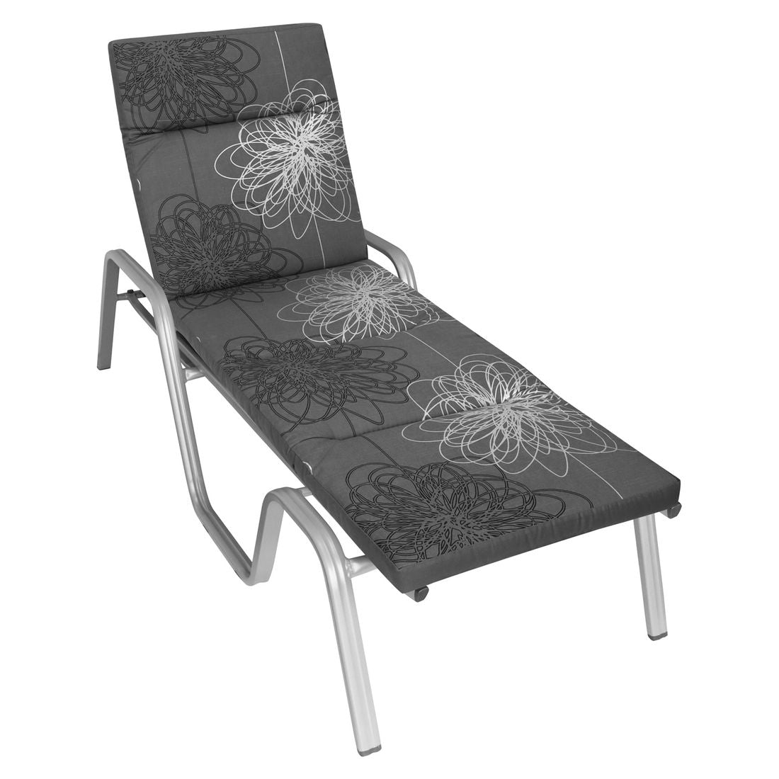 Solsengpute Florida antrasitt 60x195 cm bomull montert