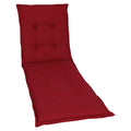 Solsengpute polyester 60x190 cm rød forfra