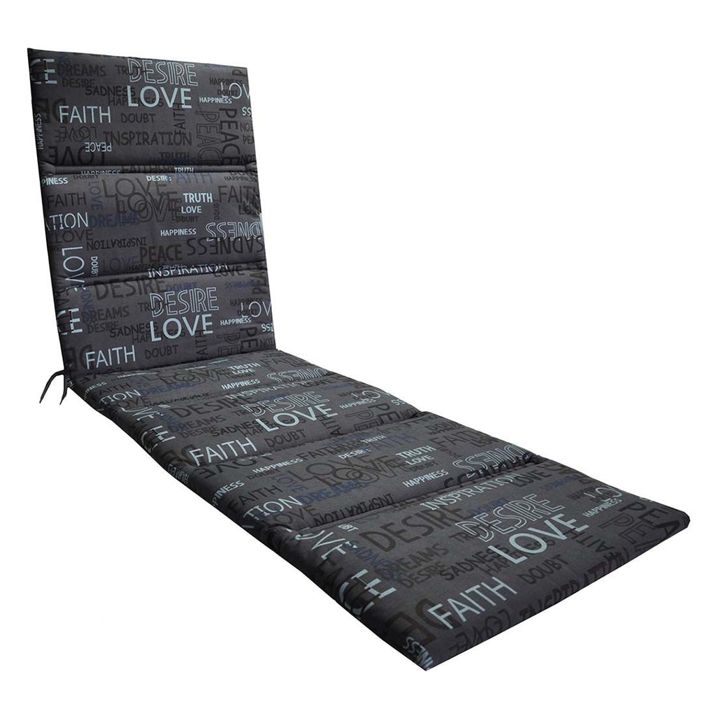 Solsengpute Universal 200x60 cm bomull grå forfra