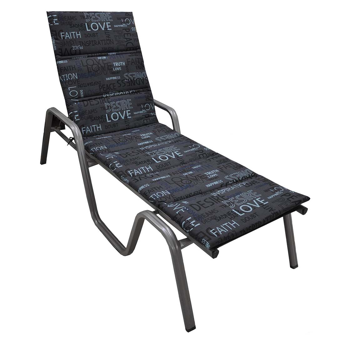 Solsengpute Universal 200x60 cm bomull grå bakside