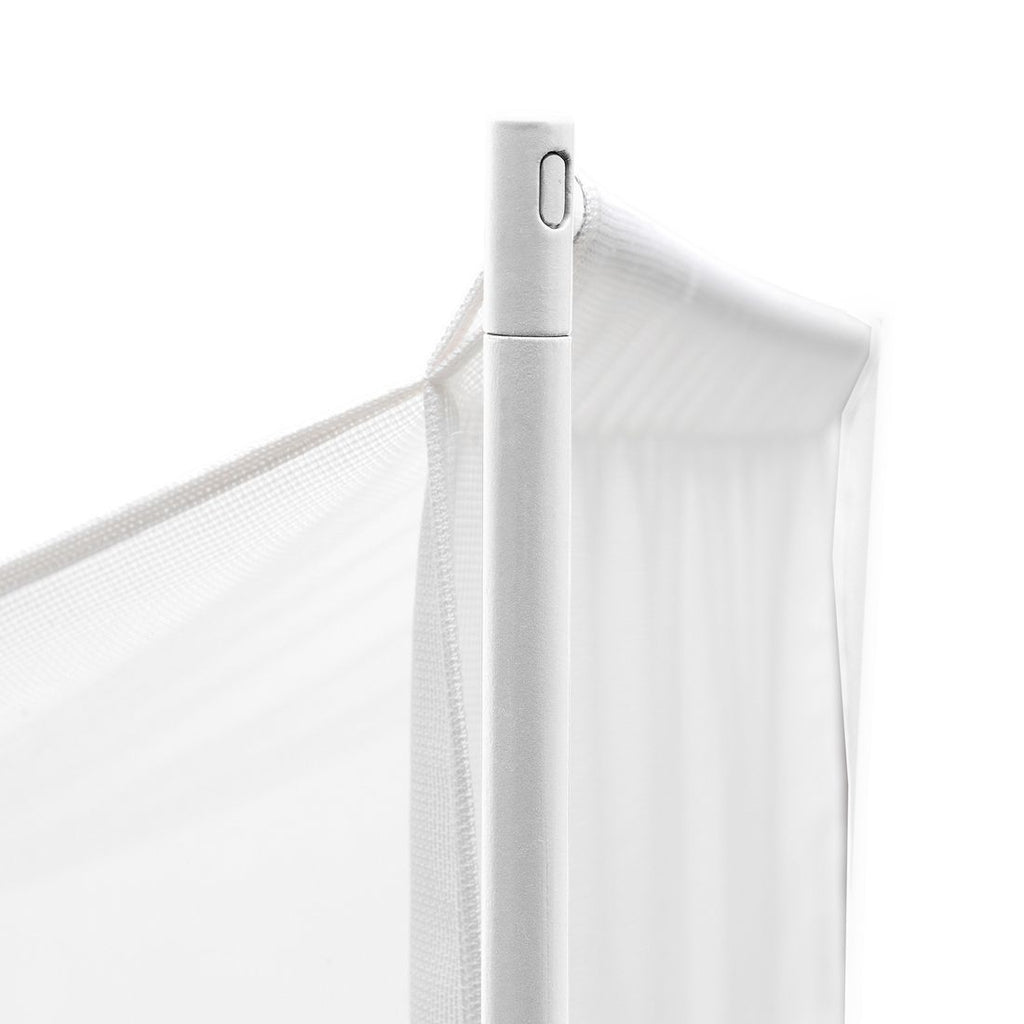 Solskjerm Komodo Ombra 2 plast 165 cm hvit med skyggeeffekt