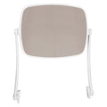 Soltak til solseng Alfa/Omega/Eden/Tropico 53x41 cm hvit/taupe forfra