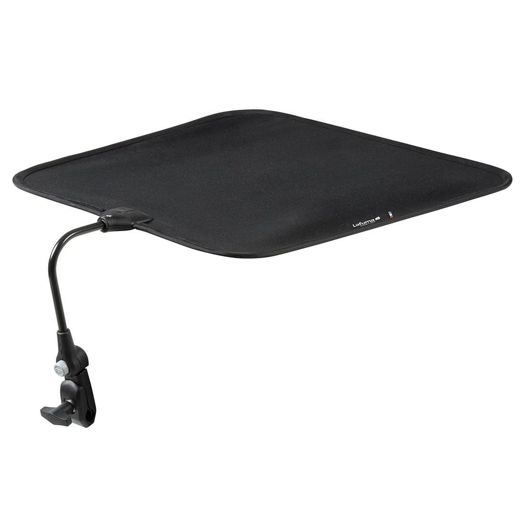 Soltak til liggestol svart polyester 61x46 cm - Lafuma forfra