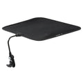 Soltak til liggestol svart polyester 61x46 cm - Lafuma forfra