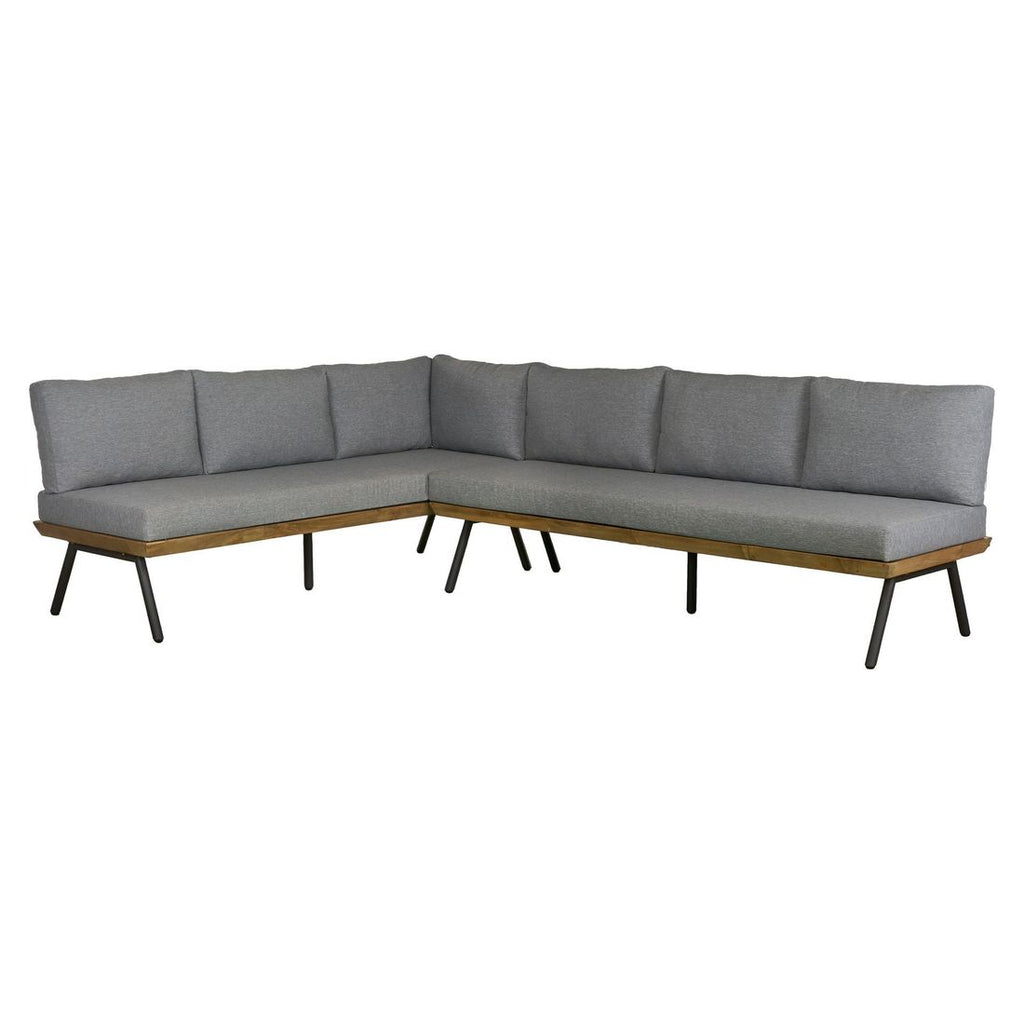 Spise-loungesett Alkas teak/olefin 222x297 cm - OUTLIV bakside