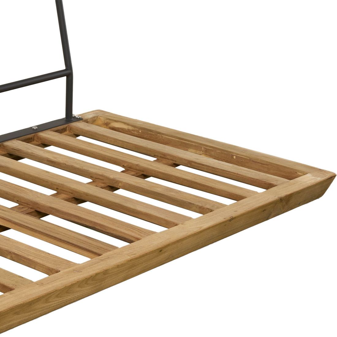 Spise-loungesett Alkas teak/olefin 222x297 cm - OUTLIV detalj av teakben