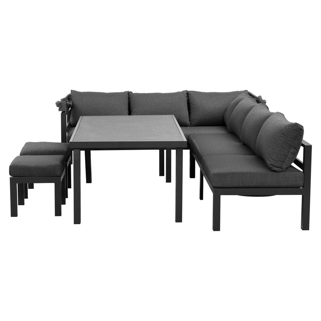Spise-loungesett Anzio aluminium 200x260 cm - OUTLIV.