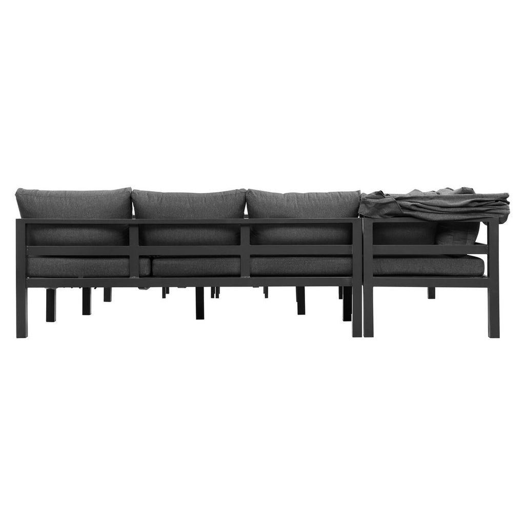 Spise-loungesett Anzio aluminium 200x260 cm - OUTLIV.