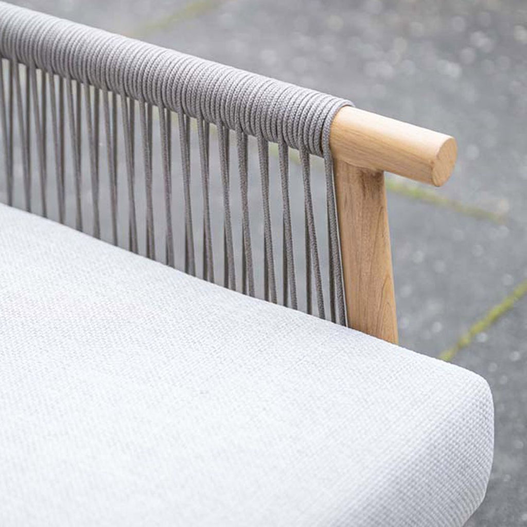 Spise-loungesett Bahama aluminium/tau 160x96 cm - Garden Impressions