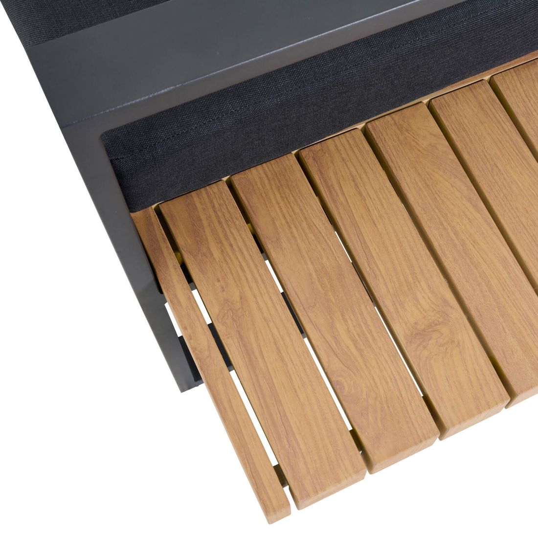 Spise-loungesett Bari aluminium antrasitt - Siena Garden