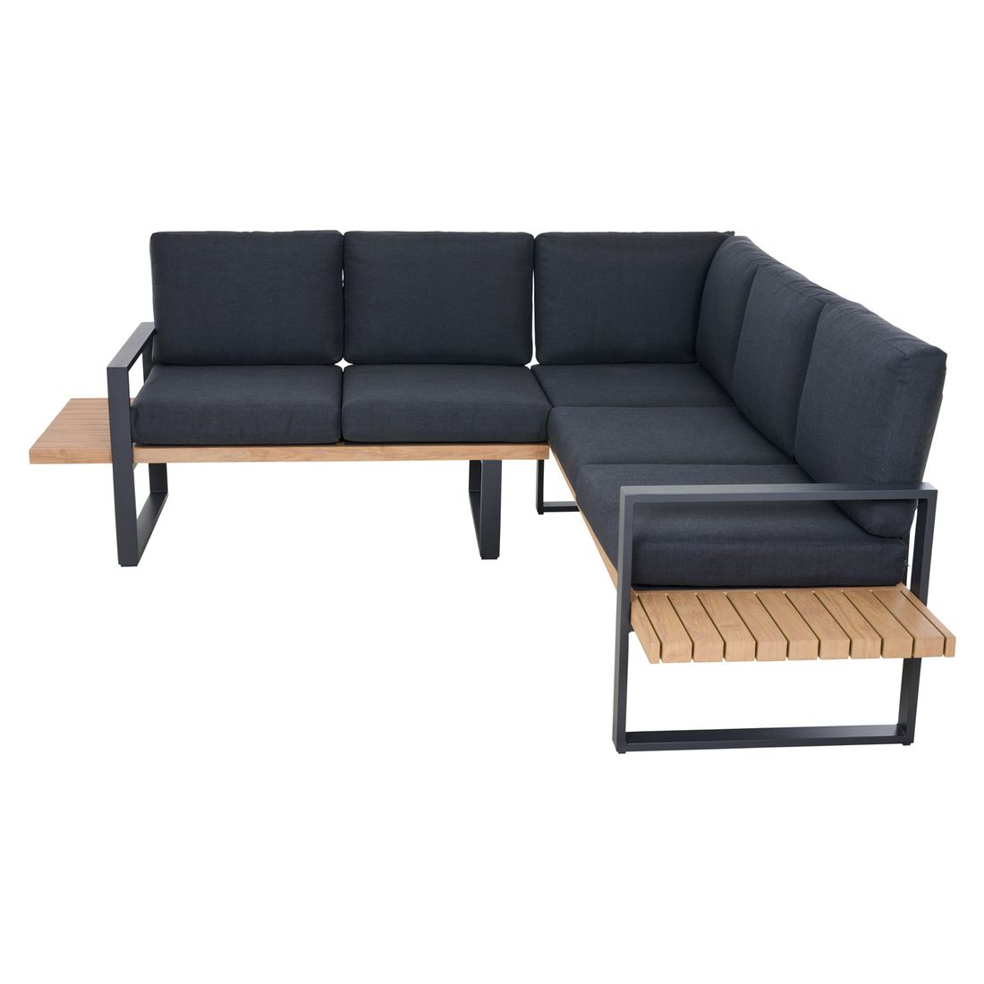 Spise-loungesett Bari aluminium antrasitt - Siena Garden bakside