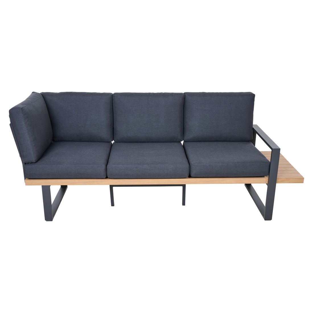 Spise-loungesett Bari aluminium antrasitt - Siena Garden
