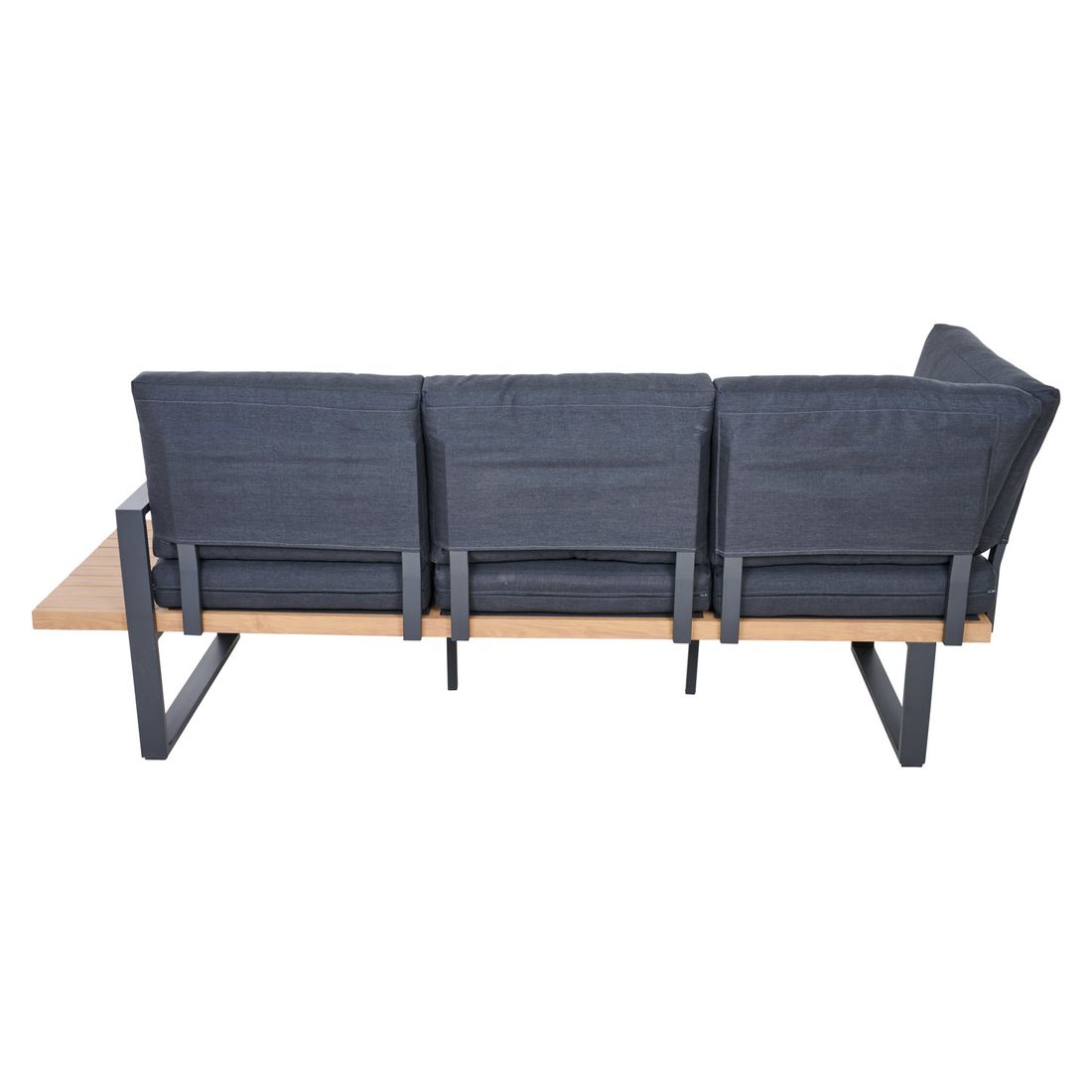 Spise-loungesett Bari aluminium antrasitt - Siena Garden