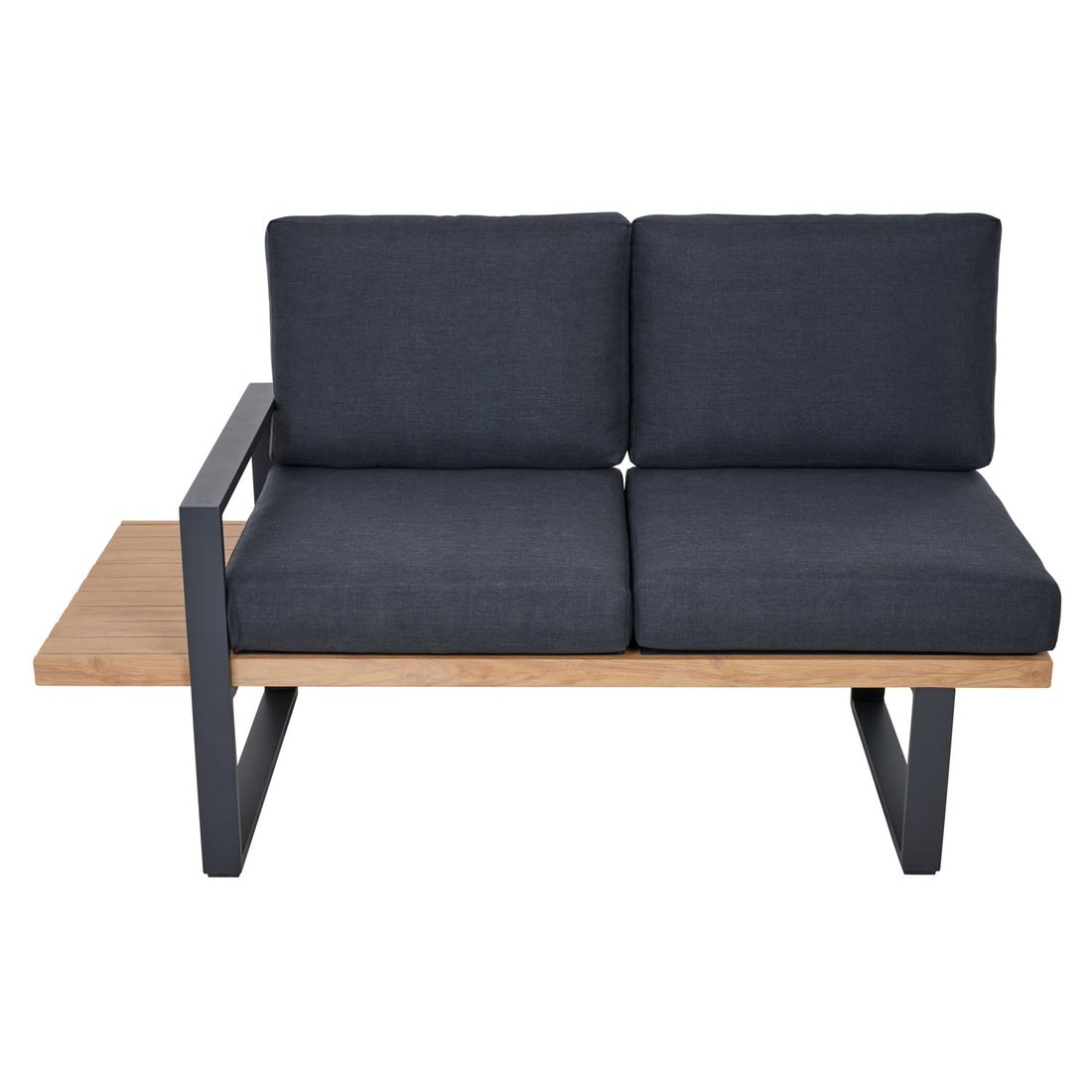 Spise-loungesett Bari aluminium antrasitt - Siena Garden