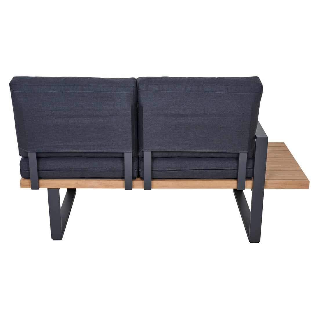 Spise-loungesett Bari aluminium antrasitt - Siena Garden